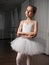 Little girl classic ballet dancer