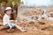 Little girl at Galapagos islands