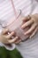 Little Girl Holding Smoothie Glass