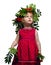 Little girl with a mountain ash