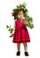 Little Girl rowan twigs and berries