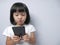 Little Girl With Smart Phone Gadget