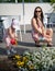 Little girl spending fantastic time on playground. Happy childhood. Authentic image