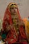 Little girl wearing colorful Omani dress