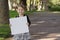 Little girl with whiteboard