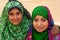 Little girls wearing colorful Omani dress