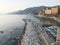 Little harbor of Camogli village in Italy.