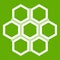 Little honeycomb icon green