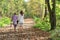 Little kids - girls walking barefoot