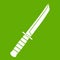 Little knife icon green