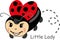 Little Lady. Cartoonish ladybug