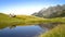 Little lake on the mountaintop