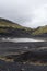 Little lake near MÃ½rdalsjÃ¶kull glacier