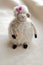 Little lamb soft toy with smile