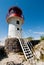 Little lighthouse on the beach