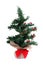 Little Lonely Artificial Christmas Tree