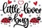 Little love bug, xoxo yall, valentines day, heart, love, be mine, holiday, vector illustration file