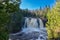 The little manitou falls at Pattison State Park