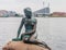 Little Mermaid, Copenhagen. Den Lille Havfrue, a statue by Edvard Eriksen, Langelinie promenade, Copenhagen, Denmark