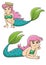 Little mermaid girl
