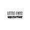 little miss valentine black letter quote