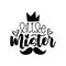 Little Mister - cool crown and mustache