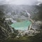 Little mountain lake near lago nero