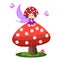 Little mushroom fairy