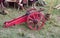 Little old cannon on wheels. Historical reconstruction