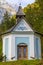 Little orthodox chapel near the spring of Kamiska Bistrica river.