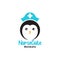 Little penguin cute nurse logo design vector graphic symbol icon illustration creative idea