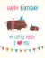 Little Piggy and Mother Birthday Greeting Card