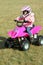 Little Pink Four Wheeler Quad Girl 1