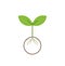 Little plant icon