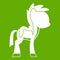 Little pony icon green