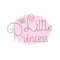 Little princess. Hand lettering quotes to print on babies clothes, nursery decorations bags, posters, invitations, cards