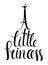 A little princess lettering