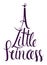 A Little Princess lettering design card