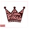 Little Princess lettering for girl t-shirt design on the crown.