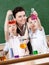 Little pupils study chemistry