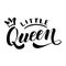 little queen design for children clothing