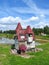 Little rabbit house in garden, Latvia