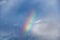 Little rainbow in the clouds