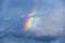 Little rainbow in the clouds