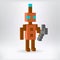 Little robot - 3D pixel art for design project