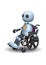 Little robot using wheel chair