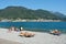 Little rocky beach on Lake Garda