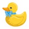 little rubber duck toy icon