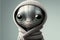 Little sad alien. Cute grey alien. Moody, fantasy, aliens invasion