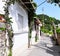 A little scenic street in Capri island